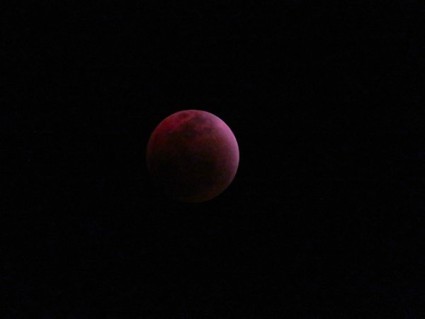 Lunar eclipse in Zimbabwe